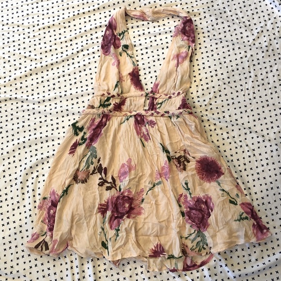 American Threads Dresses & Skirts - American Threads Floral Halter Dress
